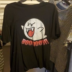 "Boo" Distressed T-shirt